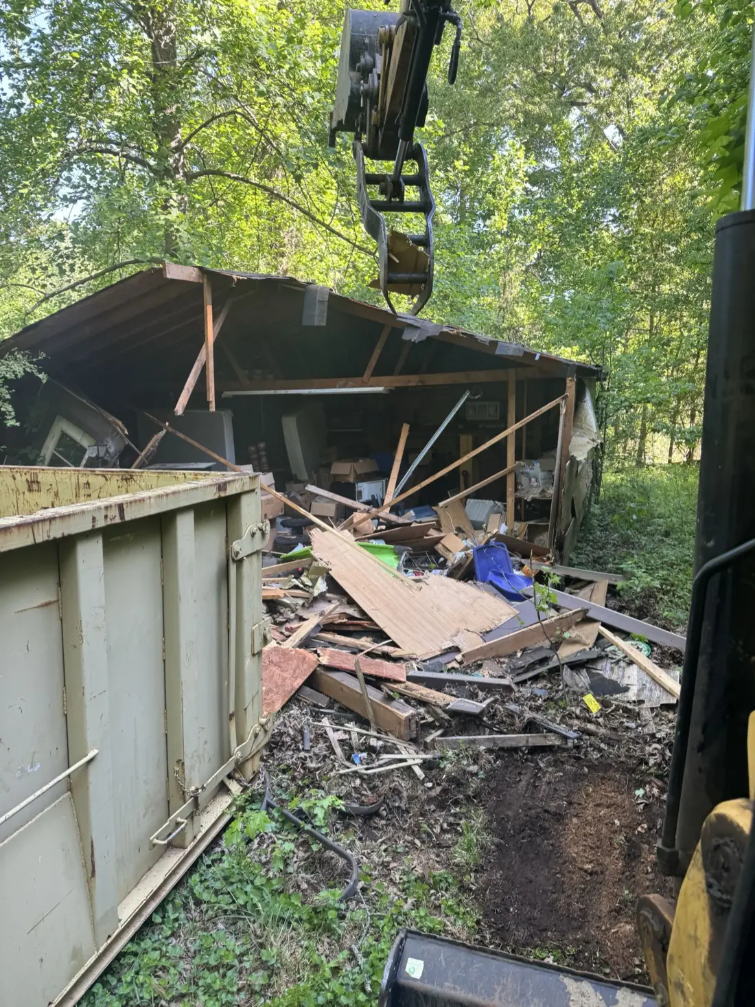 Demolition in Woodlawn, TN